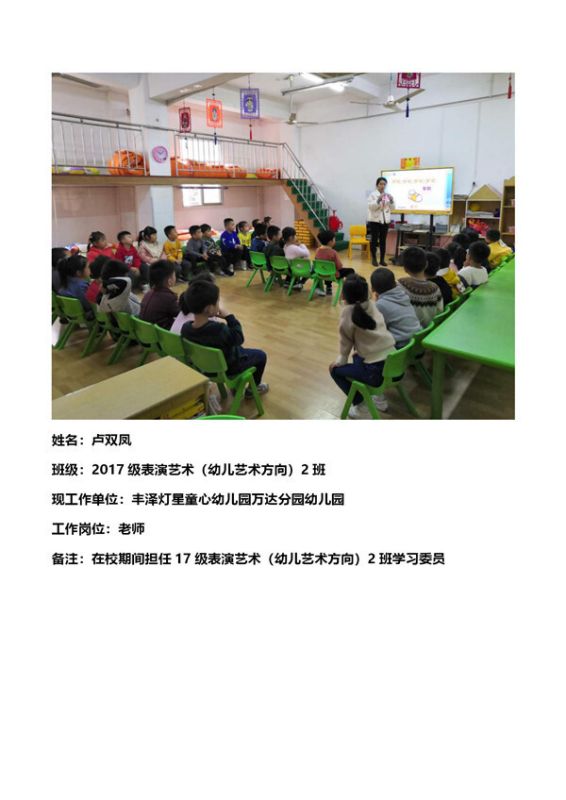 17级校友——卢双凤