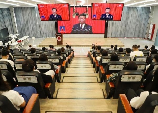 我院组织全体师生收看党的二十大开幕盛况